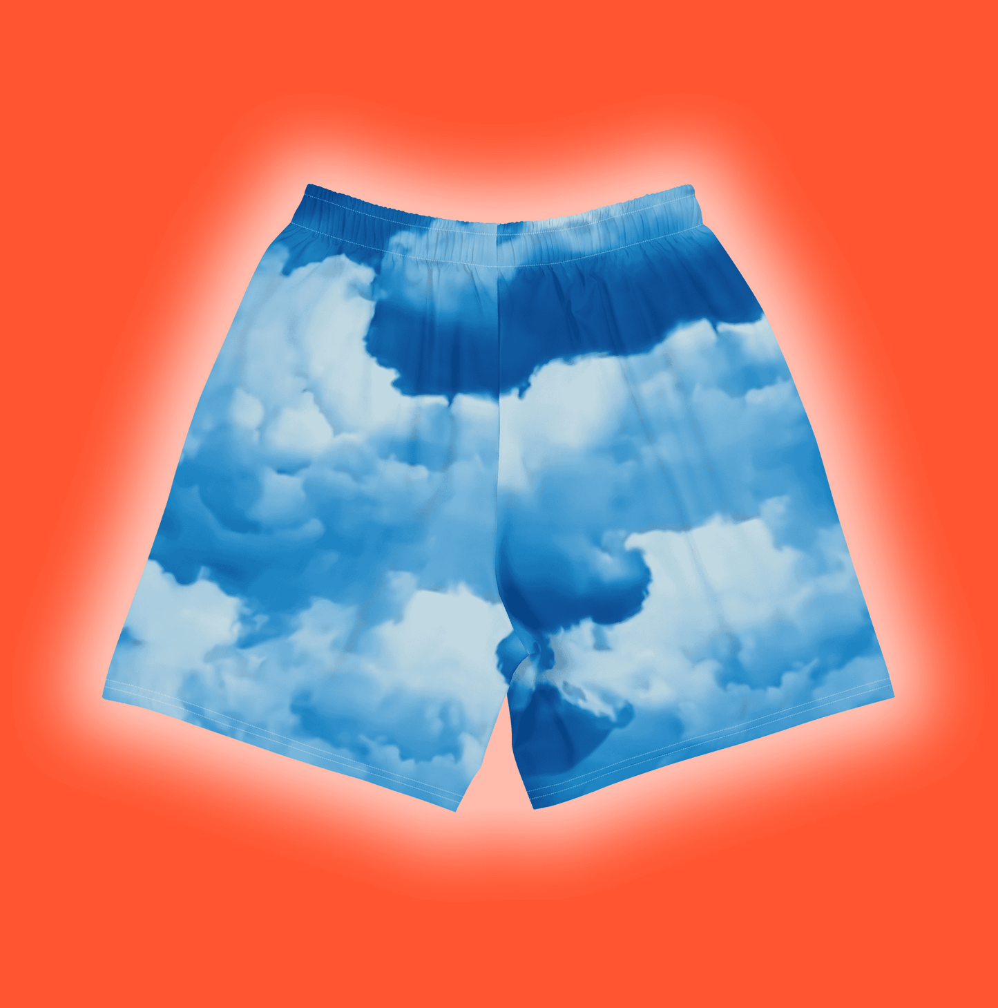 Lyfted's Heaven Baby Blue Swim Shorts Back