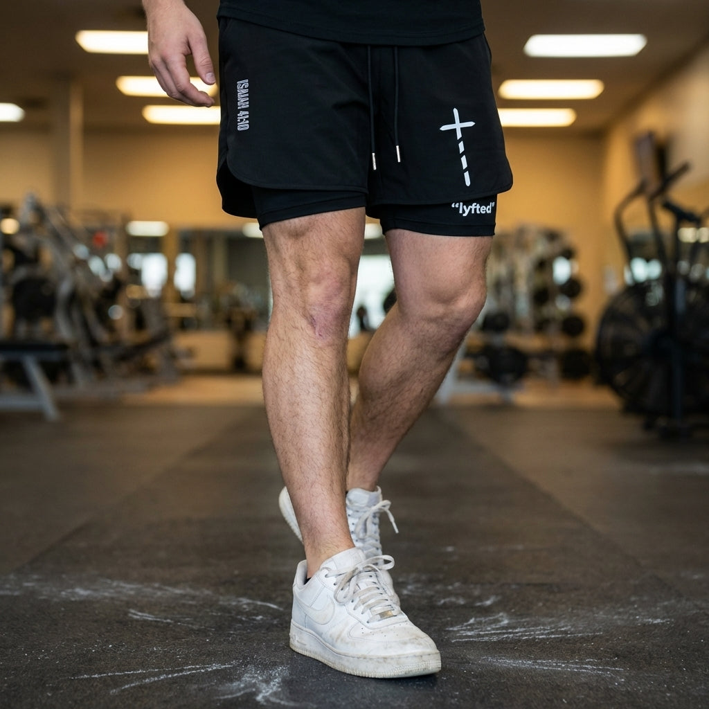 Shorts on pull-up bar